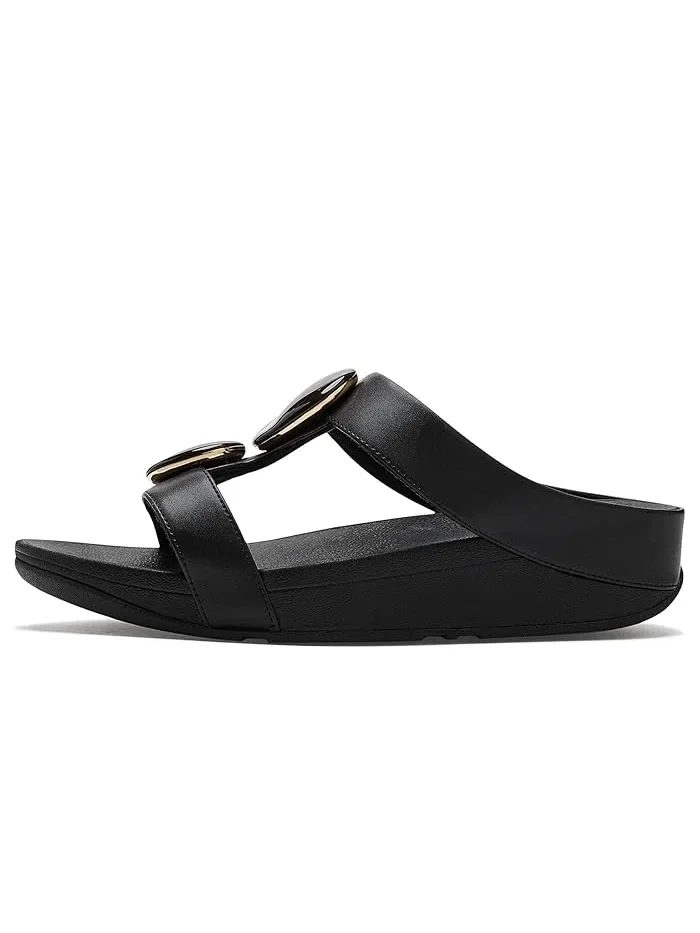 Сандалии с мраморным узором Fino H-bar FitFlop — изображение 4 из 4, черный