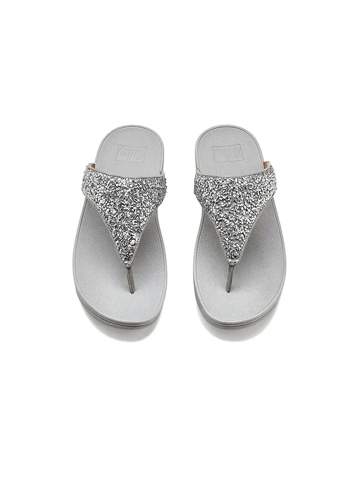 Сандалии Lulu Shimmerfoil FitFlop — изображение 2 из 3, серебряный
