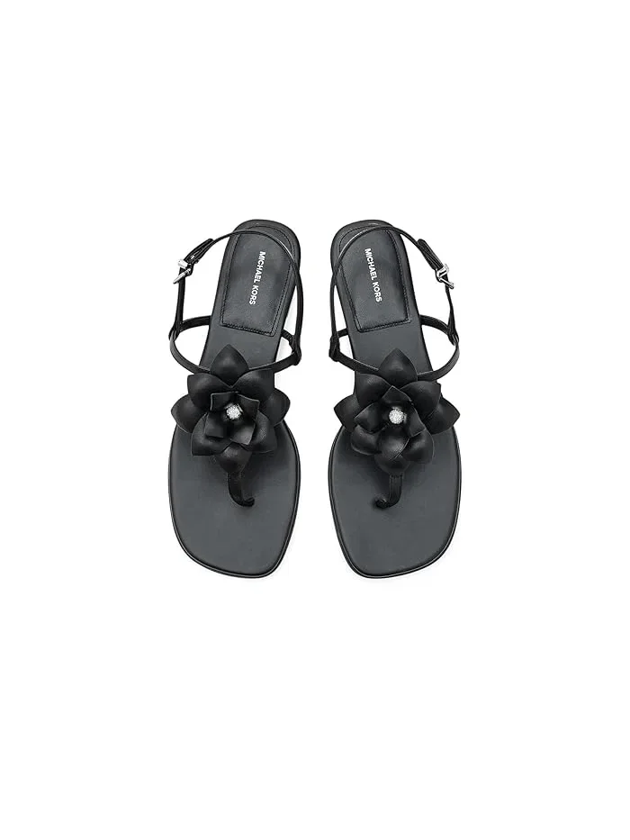 Сандалии с цветком Jacie MICHAEL Michael Kors — изображение 2 из 4, черный