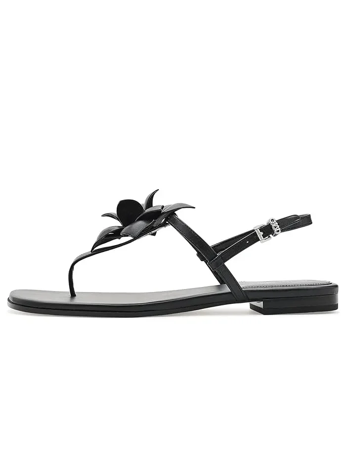 Сандалии с цветком Jacie MICHAEL Michael Kors — изображение 4 из 4, черный