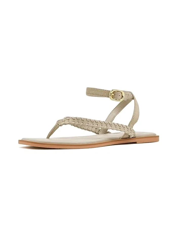 Сандалии с декоративной строчкой Waverly Whipstitch Free People — изображение 1 из 4, песочный
