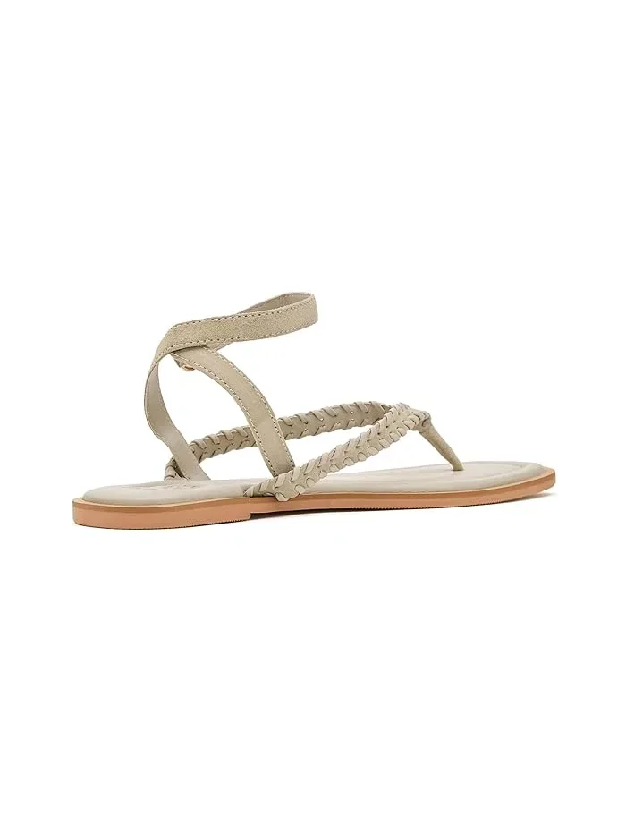 Сандалии с декоративной строчкой Waverly Whipstitch Free People — изображение 3 из 4, песочный