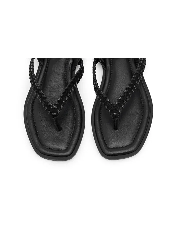 Сандалии с декоративной строчкой Waverly Whipstitch Free People — изображение 4 из 4, черный