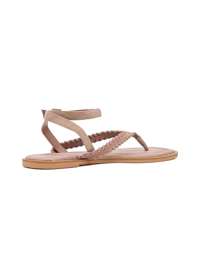 Сандалии с плетением Waverly Whipstitch Free People — изображение 3 из 4, розовый