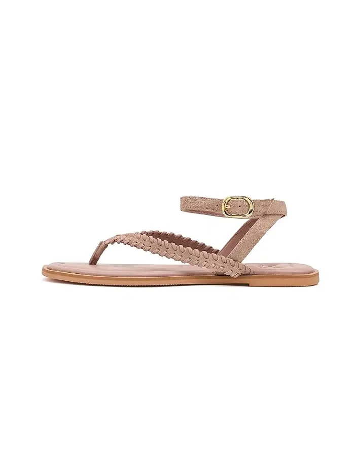Сандалии с плетением Waverly Whipstitch Free People — изображение 4 из 4, розовый