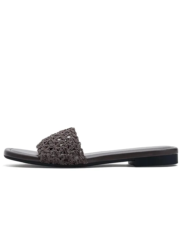 Сандалии Ellie Slides Dark Mocha Mesh — изображение 4 из 4, бежевый