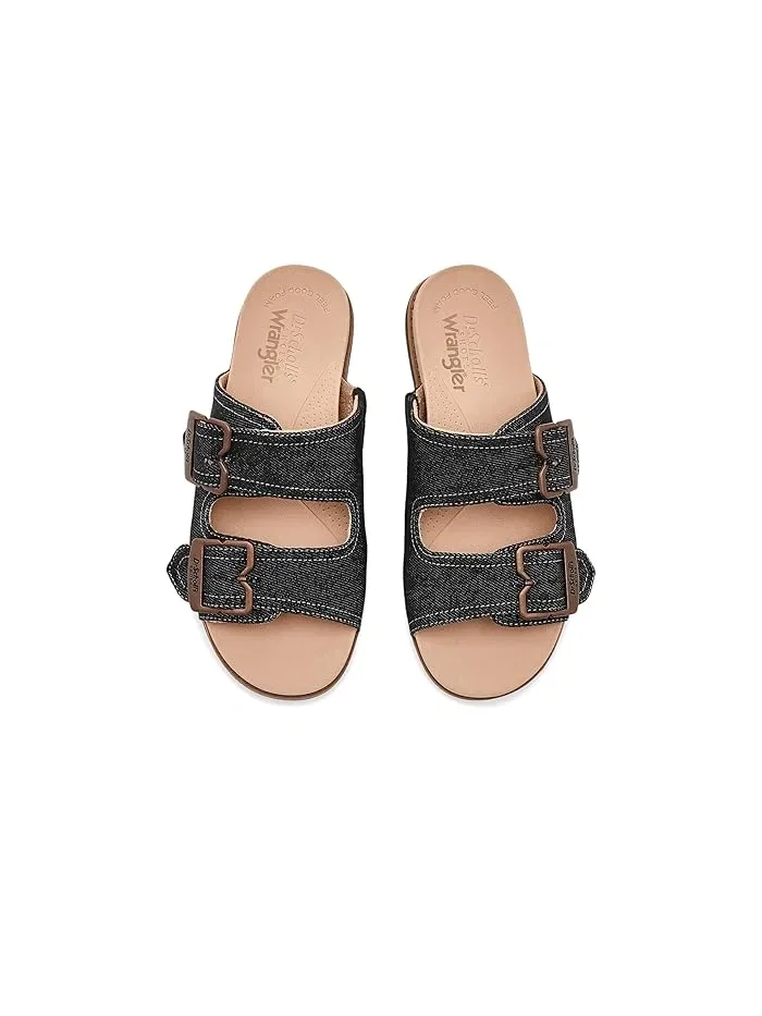 Сандалии с двумя ремешками So Wrangler Dr. Scholl's — изображение 2 из 4, черный