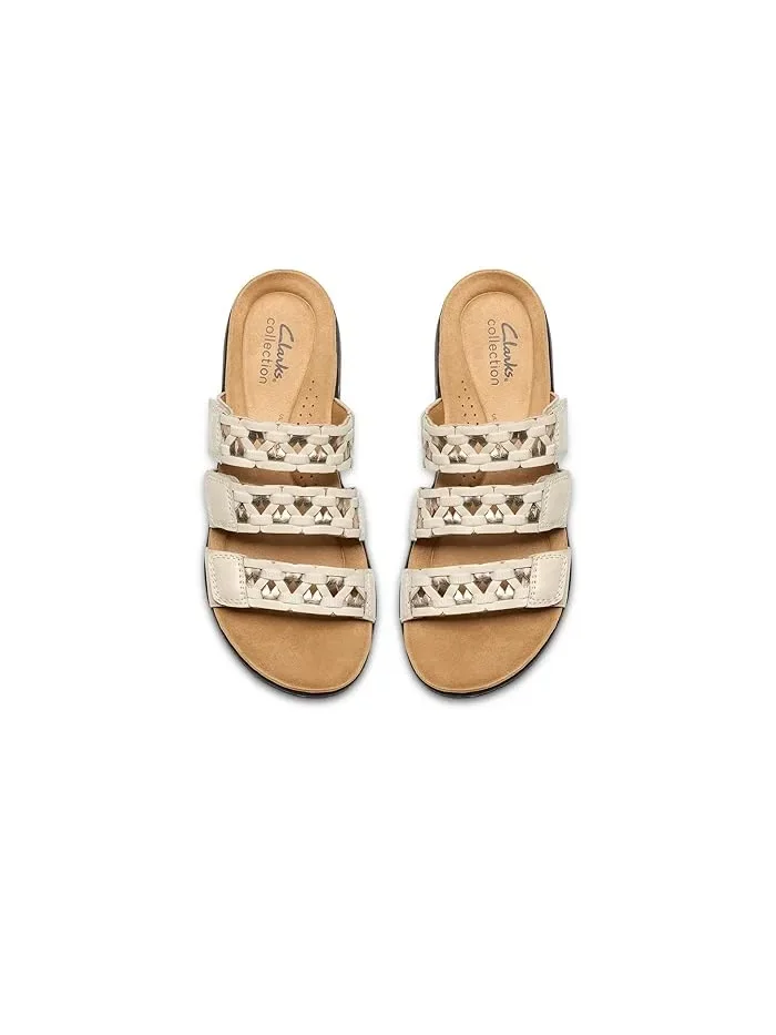 Сандалии с регулировкой Clarks Laurieann Emma — изображение 2 из 4, кремовый