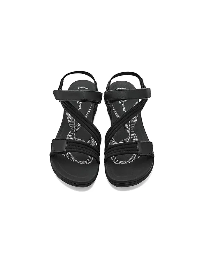 Сандалии с регулируемыми ремешками Breezerae Sun Clarks — изображение 2 из 4, черный