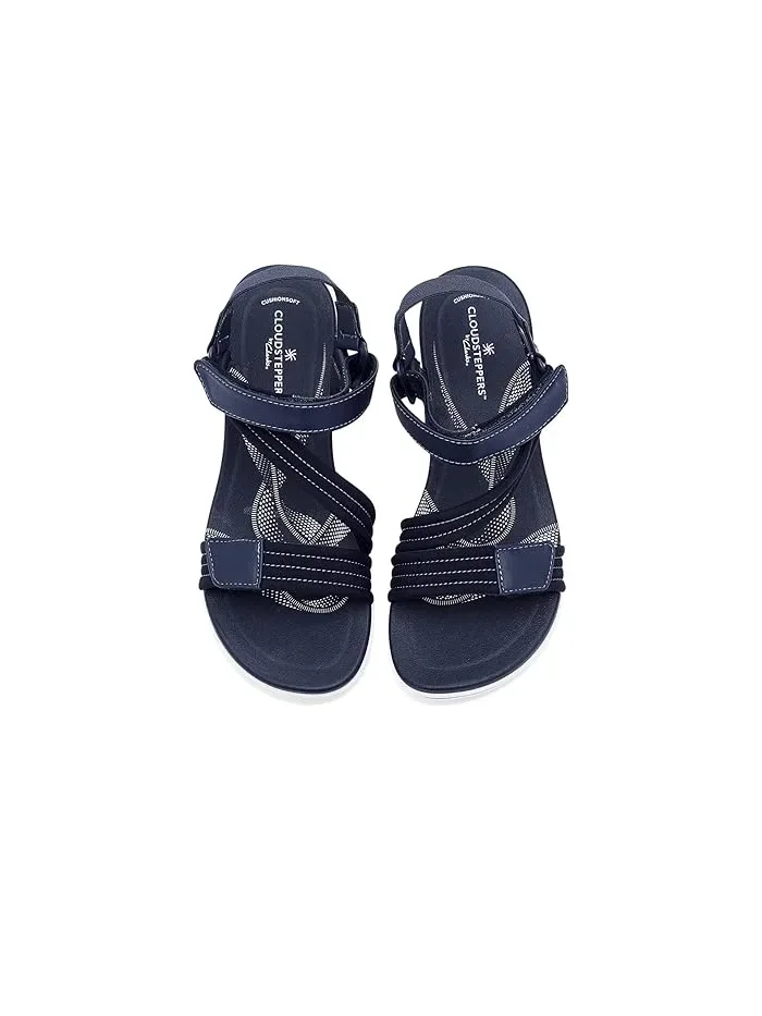 Сандалии с ремешками Breezerae Sun Clarks — изображение 2 из 4, темно-синий