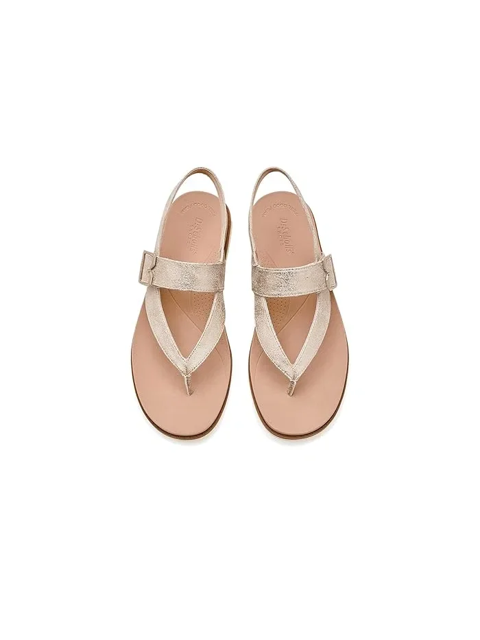 Сандалии вьетнамки So Chill Dr. Scholl's — изображение 2 из 4, светлый золотистый