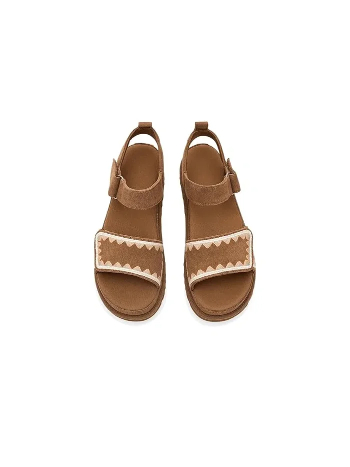 Сандалии Goldenstar Artistitch UGG — изображение 2 из 4, орех