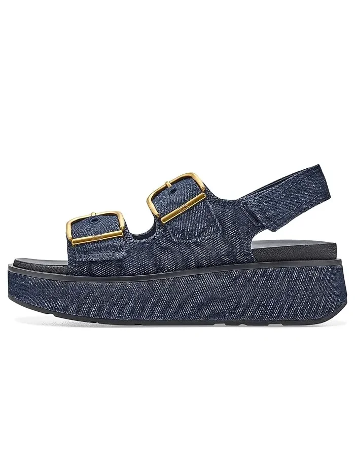 Сандалии FitFlop Gen FF Max с пряжкой джинсовые — изображение 4 из 4, темный джинсовый синий