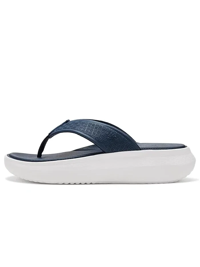 Сандалии-клины с ремешком Solevana Clarks — изображение 4 из 4, темно-синий