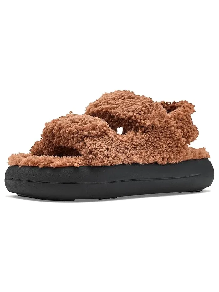 Сандалии Shearling Sandal MOON BOOT — коричневый
