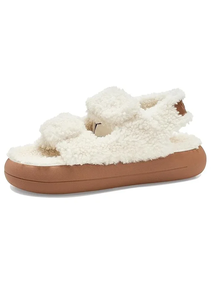 Сандалии Shearling Moon Boot — белый