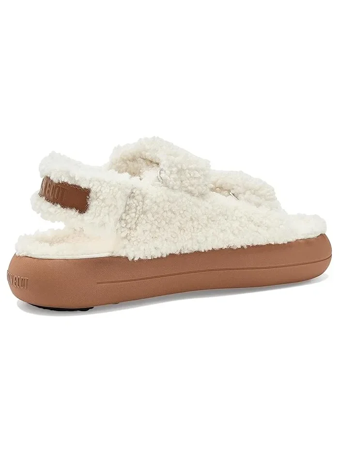 Сандалии Shearling Moon Boot — изображение 3 из 4, ледяной