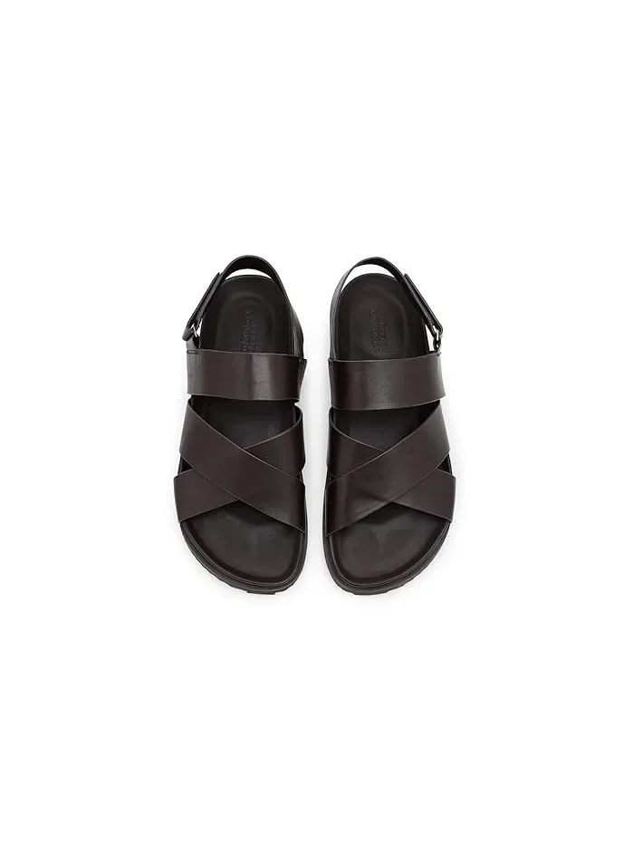 Сандалии рыбацкие Davenport Allen Edmonds — изображение 2 из 4, коричневый