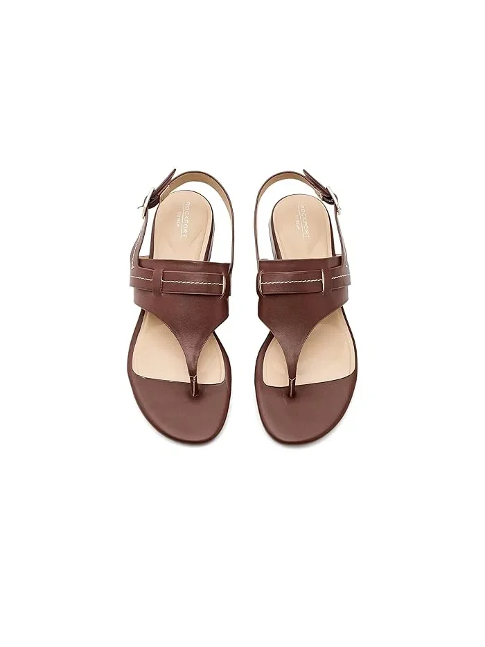 Сандалии с Т-образным ремешком Ofera Rockport — изображение 2 из 4, коричневый