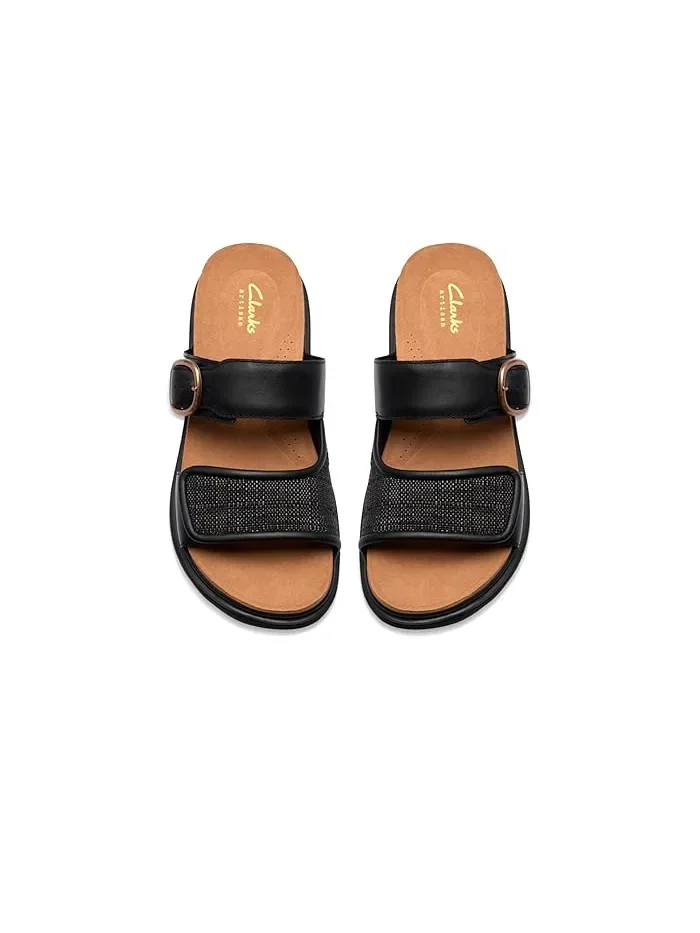 Сандалии с контурной стелькой Arwell Step Clarks — изображение 2 из 4, черный
