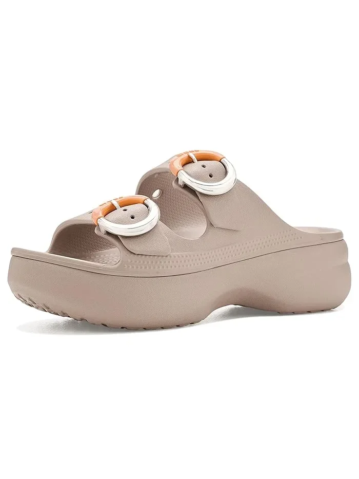 Сандалии на платформе Saturday Buckle Crocs