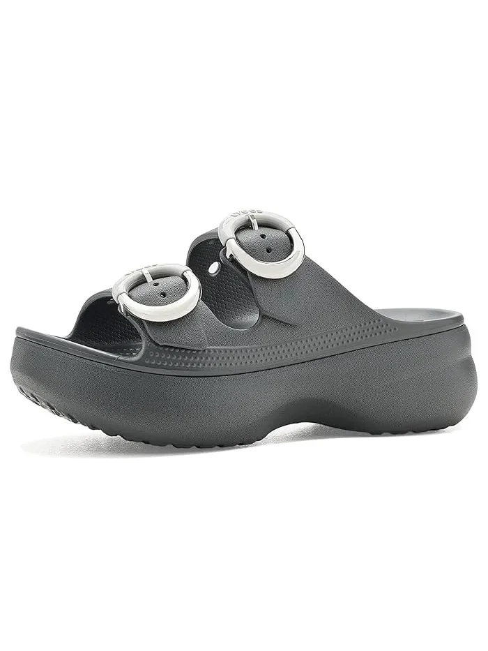 Сандалии платформа Saturday Buckle Crocs — изображение 1 из 4, угольный