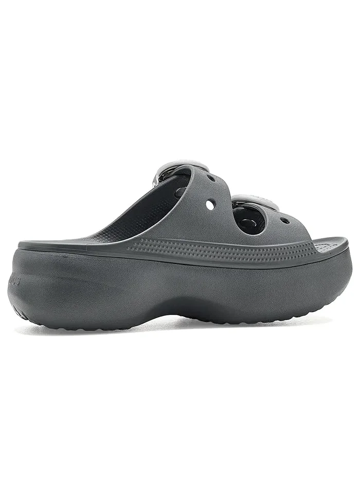 Сандалии платформа Saturday Buckle Crocs — изображение 3 из 4, угольный