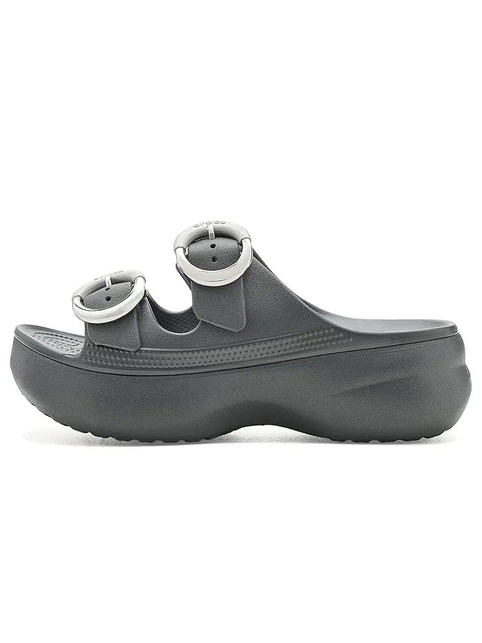 Сандалии платформа Saturday Buckle Crocs — изображение 4 из 4, угольный