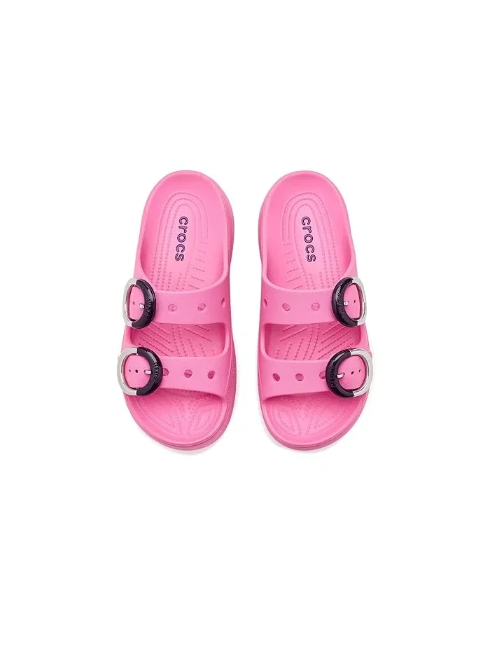 Сандалии платформа Saturday Buckle Crocs — изображение 2 из 4, розовый