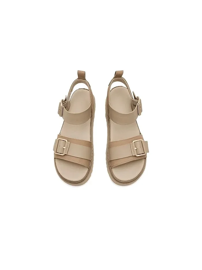 Сандалии с мягкой стелькой Goldenstar Villa UGG — изображение 2 из 4, горчичный