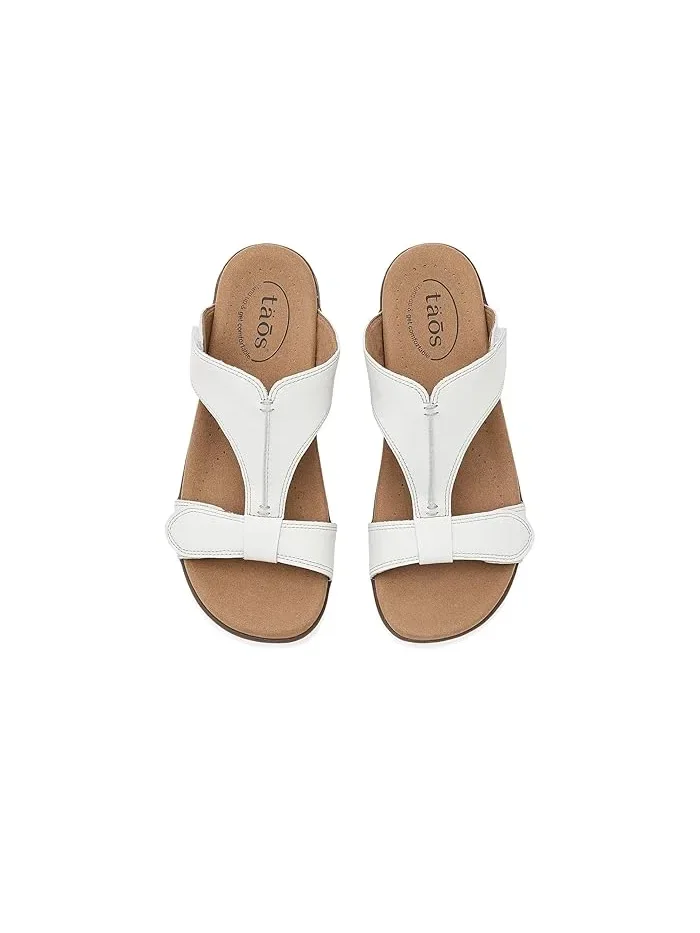 Сандалии с ремешками Slide Show Taos Footwear — изображение 2 из 4, белый
