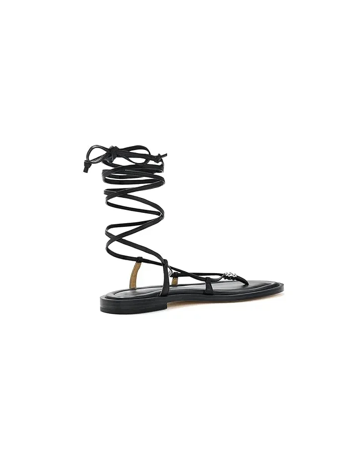 Сандалии с завязками Khloe MICHAEL Michael Kors — изображение 2 из 4, черный