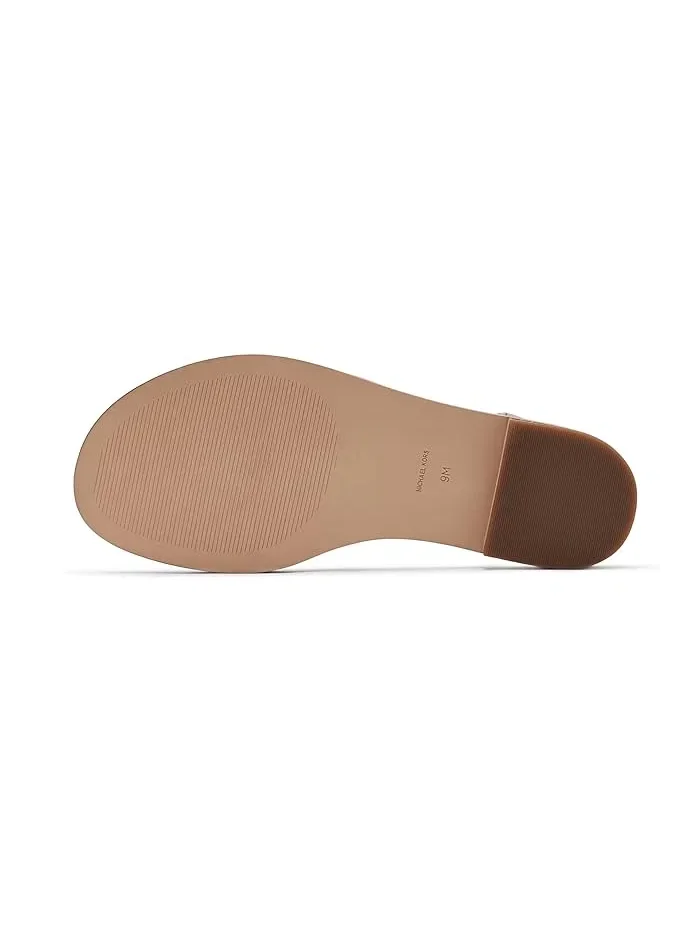 Сандалии Khloe Flat Thong MICHAEL Michael Kors — изображение 4 из 4, коричневый