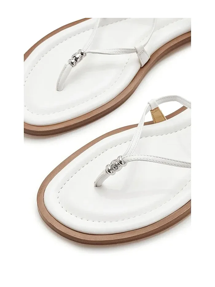 Сандалии с завязками Khloe MICHAEL Michael Kors — изображение 4 из 4, белый