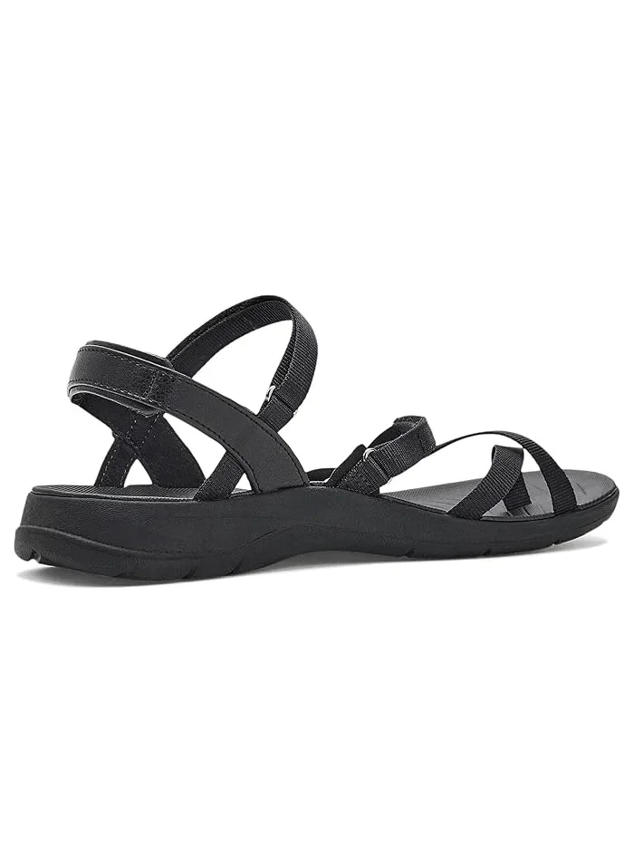 Сандалии с быстросохнущими ремнями Tirratraveler Slingback Teva — изображение 3 из 4, черный/черный