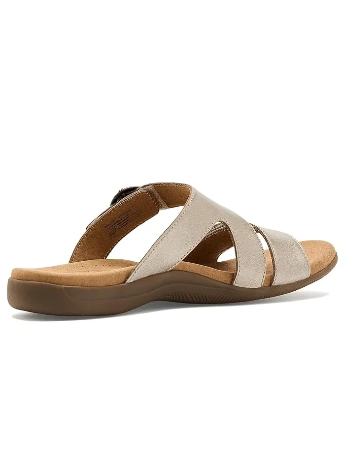 Сандалии с металлическим блеском Westside Taos Footwear — изображение 3 из 4, шампань