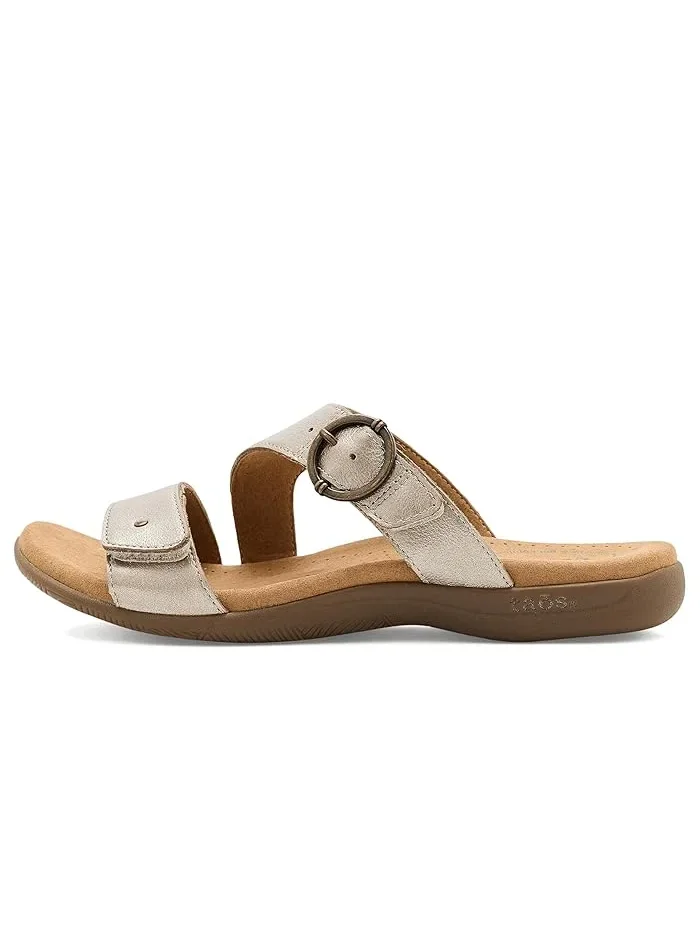 Сандалии с металлическим блеском Westside Taos Footwear — изображение 4 из 4, шампань
