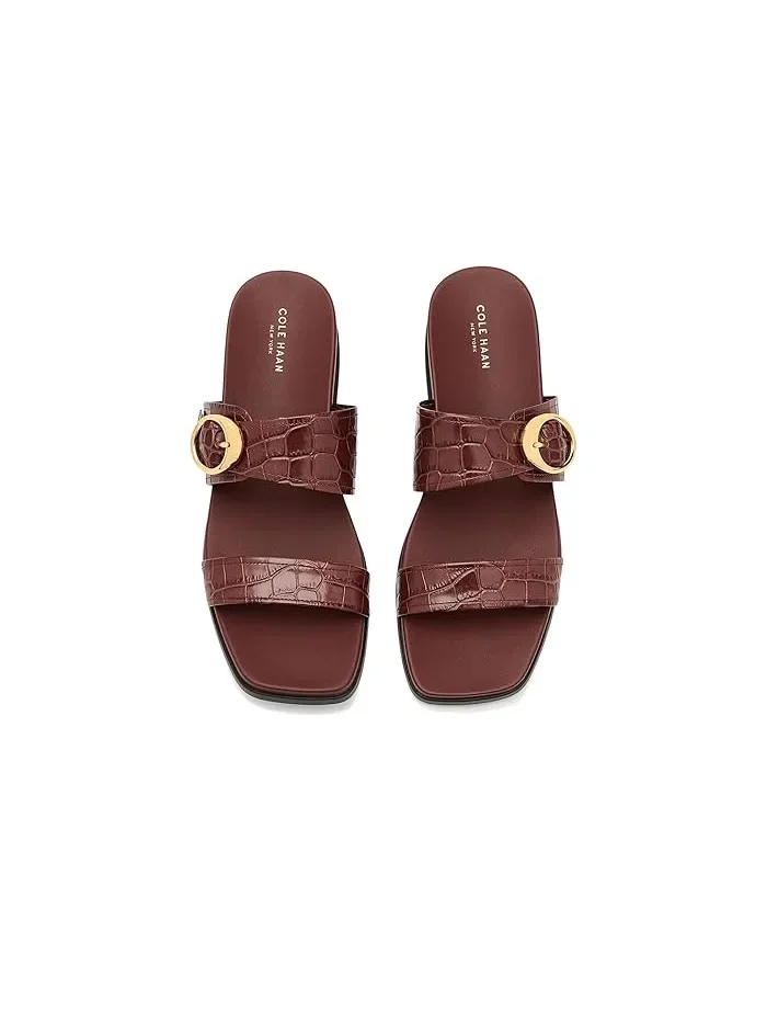 Сандалии двойные ремешки Oaklynn Cole Haan — изображение 2 из 4, махагоновый