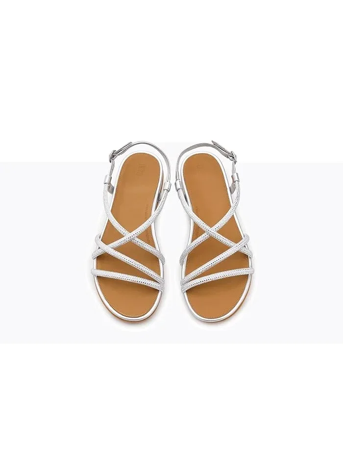 Сандалии кристальные с ремешком FitFlop — изображение 2 из 4, серебряный