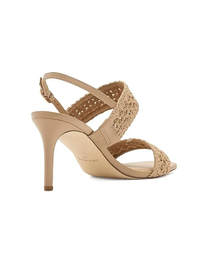 Босоножки на каблуке Harlan Double Band Cole Haan — изображение 3 из 4, песочный