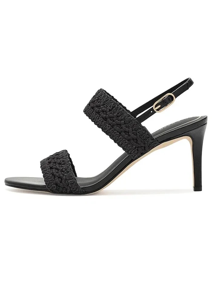 Босоножки на каблуке Harlan Double Band Sandals Cole Haan — изображение 4 из 4, черный