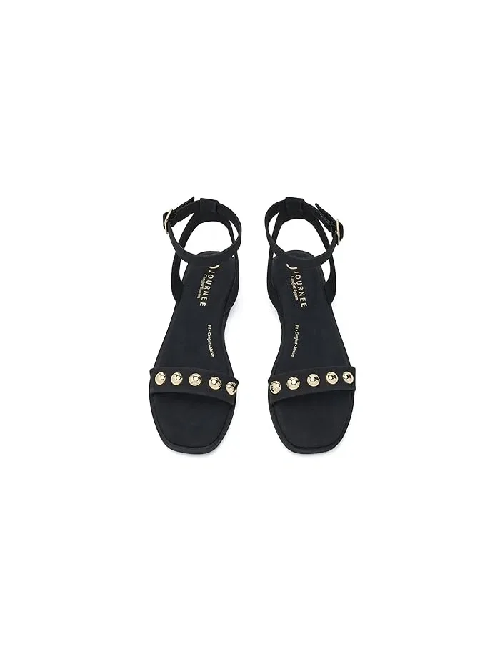 Сандалии с открытым носком Primrose Journee Collection — изображение 2 из 4, черный