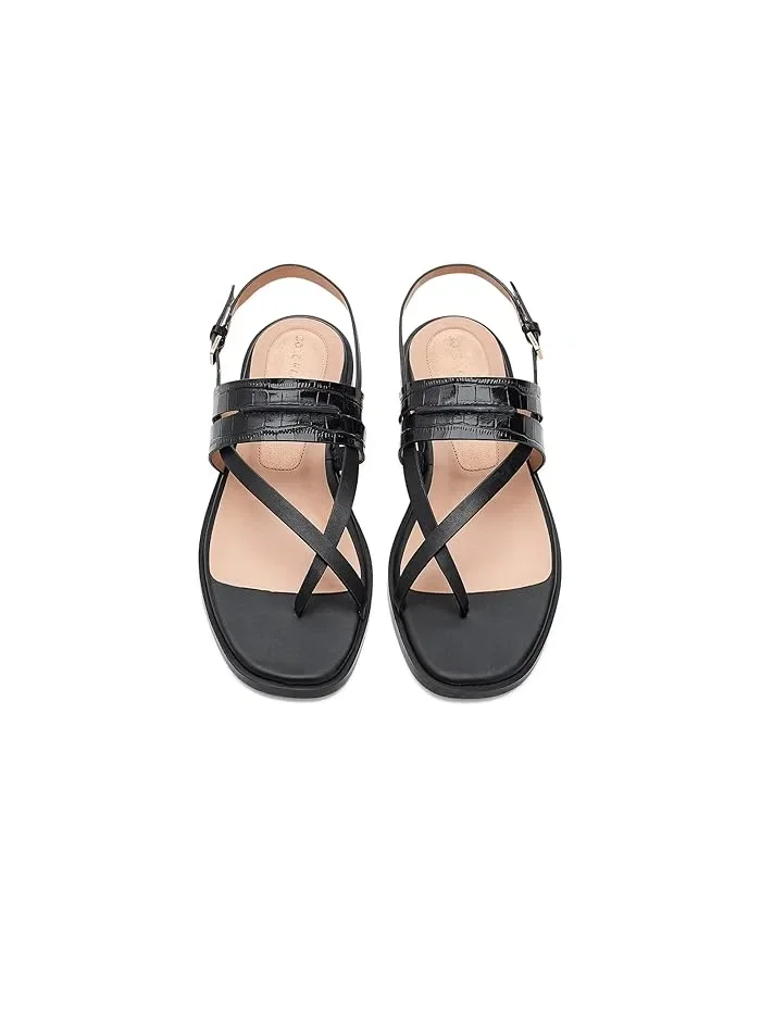 Сандалии Go-to Estella Flat Thong Cole Haan — изображение 2 из 4, черный