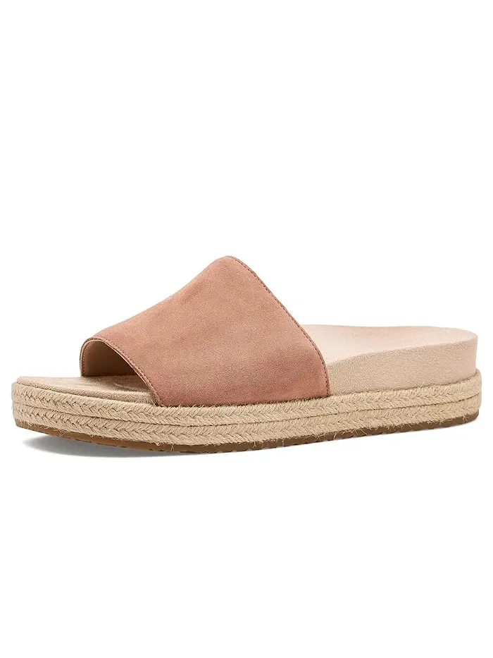 Сандалии с платформой Yasmina VIONIC, Mocha Mousse Suede