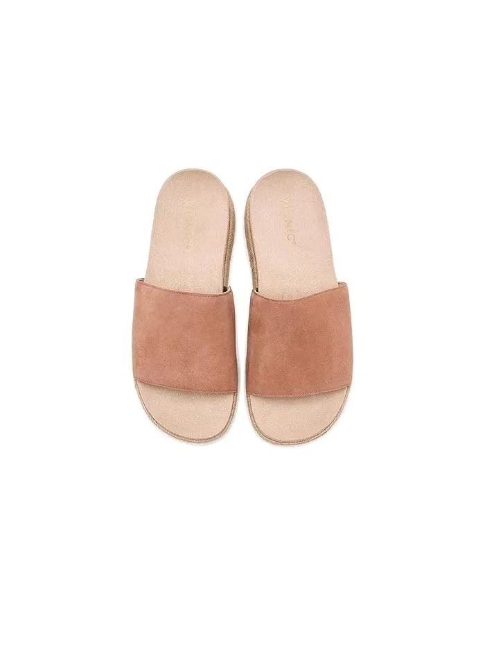 Сандалии с платформой Yasmina VIONIC, Mocha Mousse Suede — изображение 2 из 4, мокко