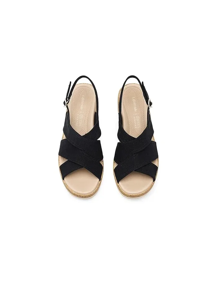 Босоножки на каблуке Rye Slingback Sandals LifeStride — изображение 2 из 4, черный