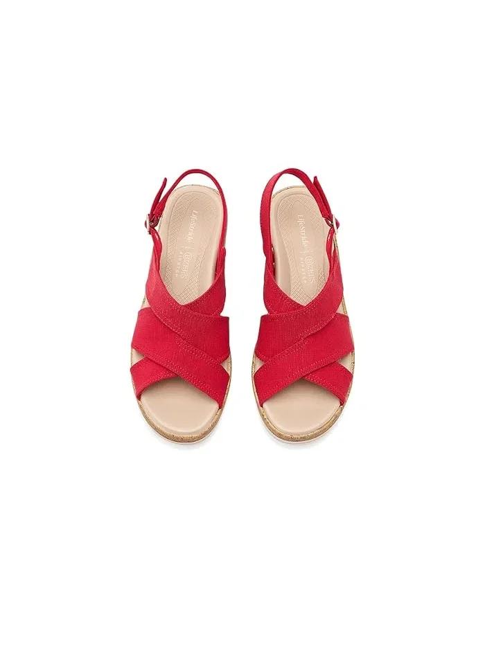 Сандалии на каблуке Rye Slingback LifeStride — изображение 2 из 4, красный