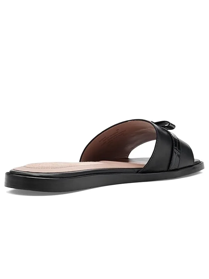 Сандалии с бантом Go-to Emalia Slide Cole Haan — изображение 3 из 4, черный