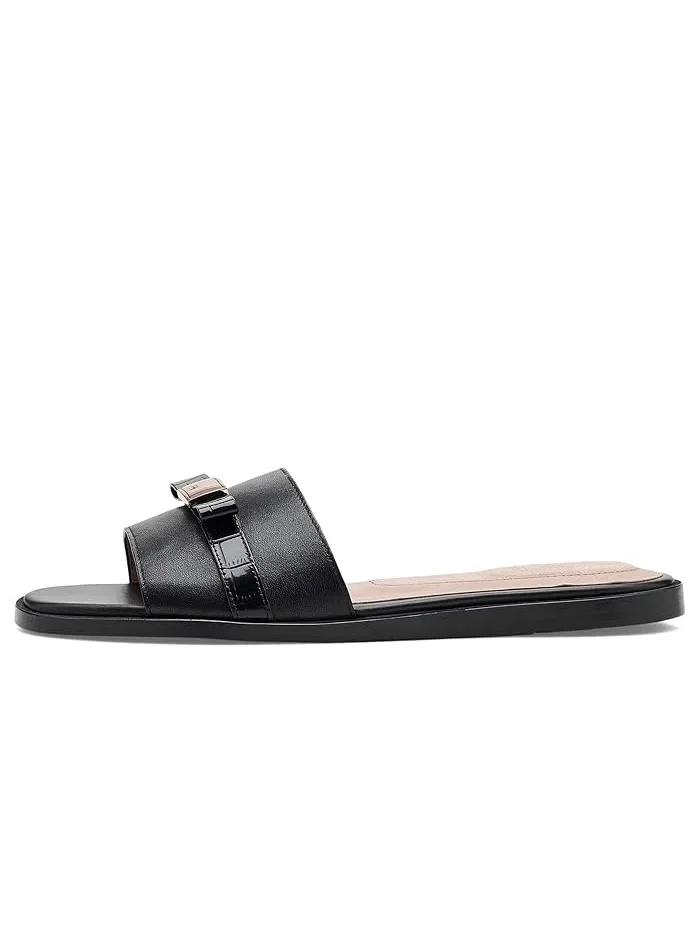 Сандалии с бантом Go-to Emalia Slide Cole Haan — изображение 4 из 4, черный