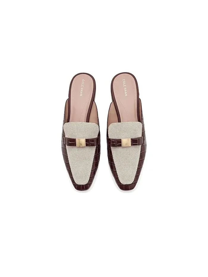 Мюли Pasha Bow Cole Haan — изображение 2 из 4, махагоновый